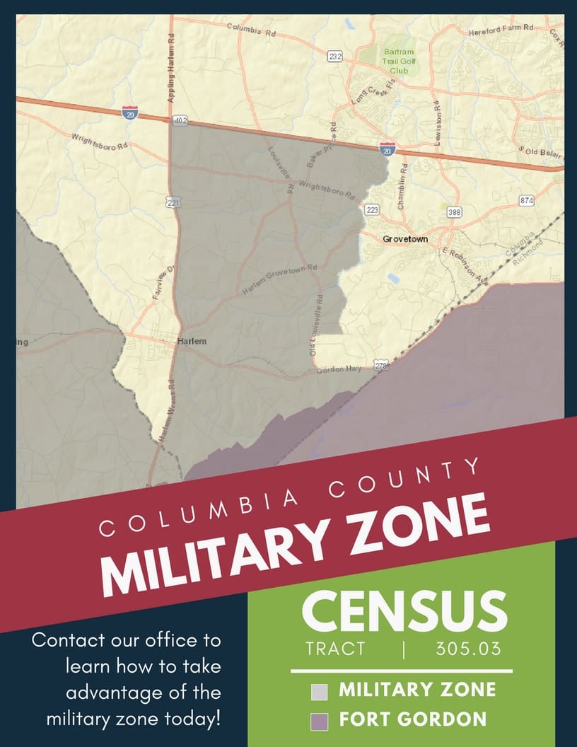 Columbia County Military Zone